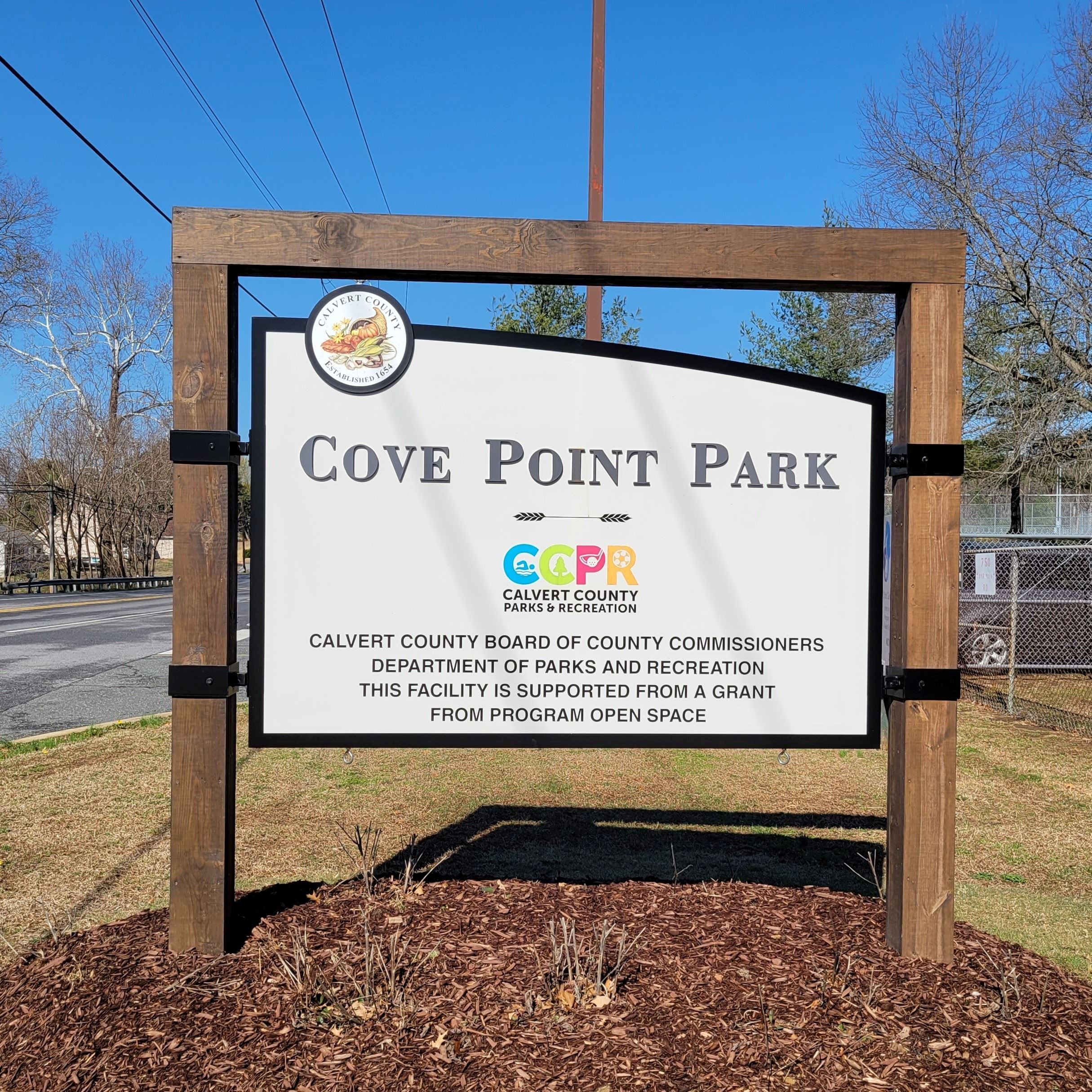 Cove Point Park Sign