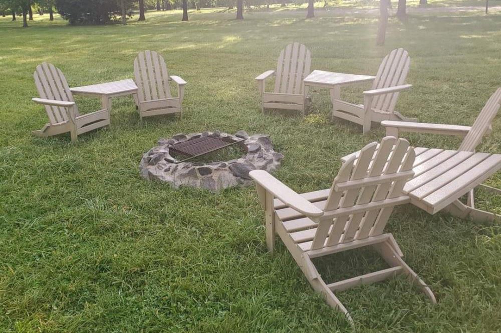 Navy Getaways firepit