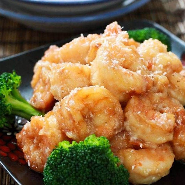Shrimp and broccoli