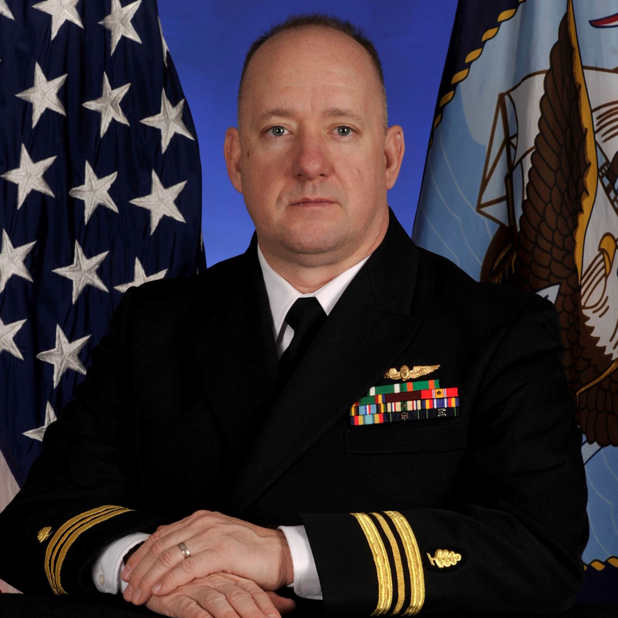 Man in Navy uniform