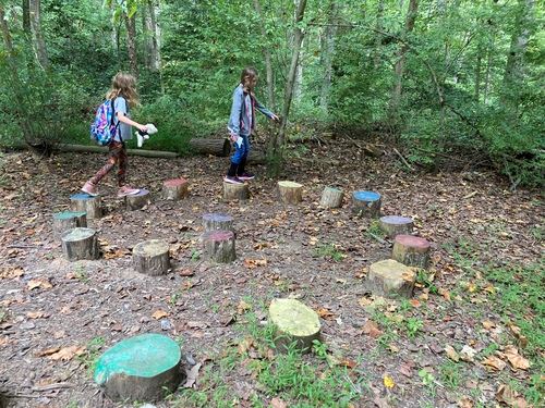 Children Playing at Battle Creek