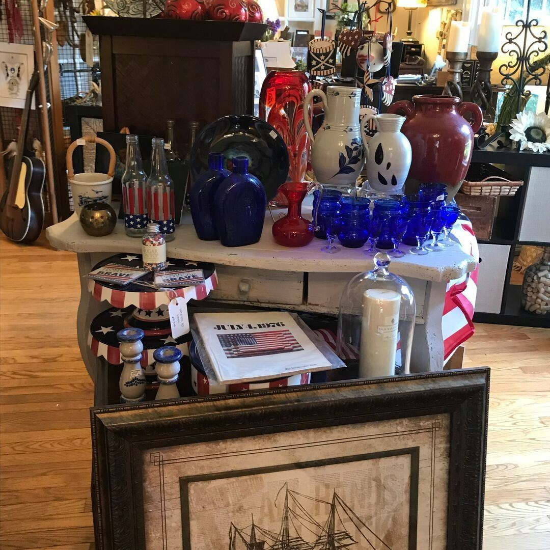 photo of store interior with antiques for sale