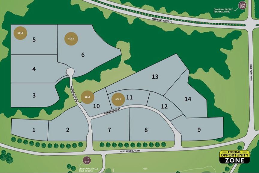 Patuxent Business Park map and logo